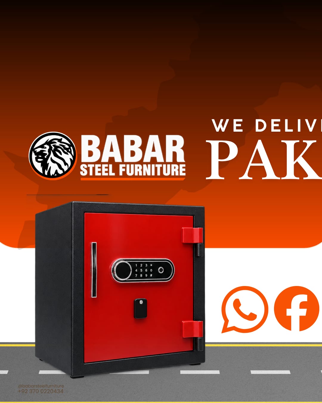 FRB-24 Heavy Duty Biometric Home Safe